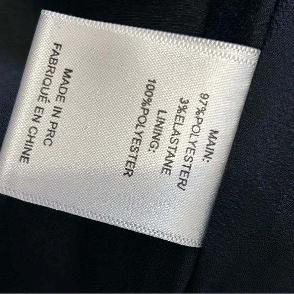 Cameo Size S - Peplum Navy Blue Top - Picture 4 of 5